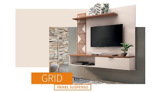 Painel Suspenso Grid - HB Móveis