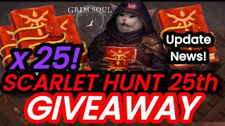 BIGGEST GIVEAWAY NEWS UPDATE 25 MASTER CODES SCARLET HUNT BASE TOUR MASSIVE LOOT GRIM SOUL SURVIVAL