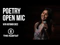 Live Poetry Open Mic at The Habitat 16th October 2022