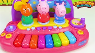 Genevieve Plays with Peppa Pig and Pororo the Little Penguin Musical Toys!