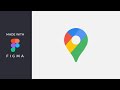 Figma Howto - Google Maps Icon (2020)