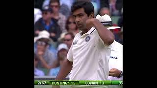 R Ashwin Most Dangerous Off Spin Delivery Vs Ricky Ponting - Unplayable Spin