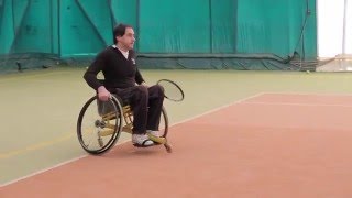 Symmetrical Tennis Practice Wheelchair