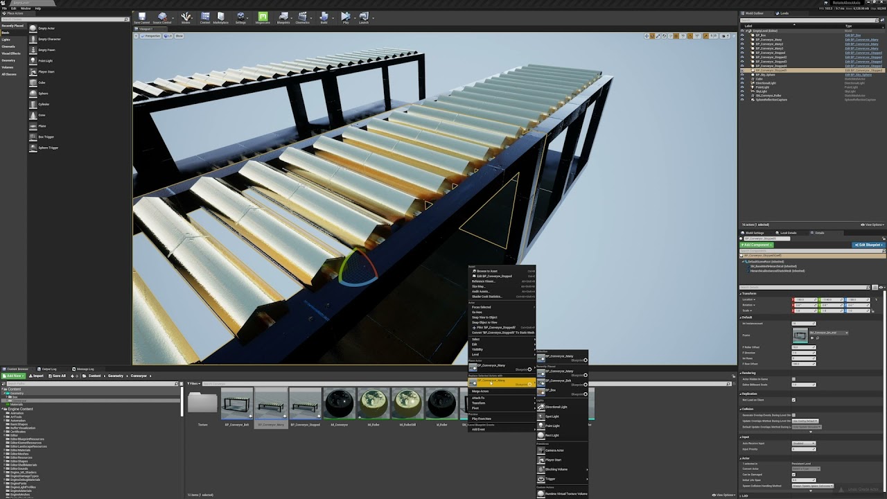 UE4 Hierarchical Instanced Static Mesh Component & Rotate About Axis ...