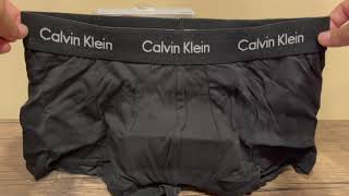 Calvin Klein Men's Cotton Stretch Multipack Low Rise Trunks Review, Great combination of comfort and