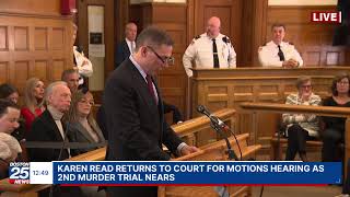 WATCH LIVE: Karen Read returns to court for motions hearing as 2nd murder trial nears.