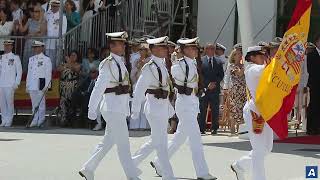 La princesa Leonor, por primera vez en la Escuela Naval Militar de Marín