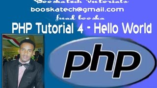 ▶Tutorial 4 PHP Hello World PHP For Beginners