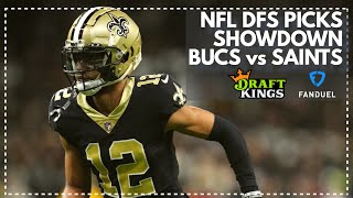 NFL DFS Picks for Monday Night Showdown Buccaneers vs Saints: FanDuel & DraftKings Lineup Advice