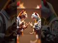 Cute cat couple fighting with love story #cat #ai #funnyvideo #shorts