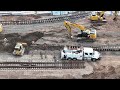 how do you replace railroad track installing a mainline switch