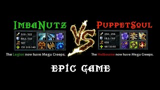 Insane ImbaNutz vs Puppetsoul Match - Who Will Win the Epic Battle with MEGA Creeps?!