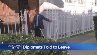 Russian Diplomats Tight-Lipped As They Prepare To Leave United States