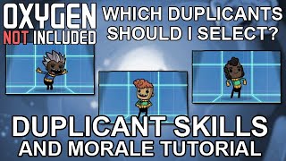 Oxygen Not Included Tutorial: Duplicant Skills and Morale