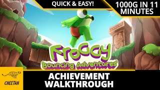 Froggy Bouncing Adventures - Achievement Walkthrough (1000G IN 11 MINUTES) QUICK \u0026 EASY!