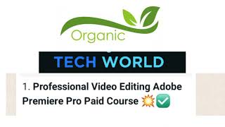 Professional Video Editing Adobe premiere pro pad course free.