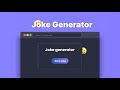 Joke generator in HTML CSS JS | Tutorial | CodeNest | HTML CSS JS