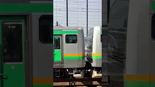 JR東日本 ←E231系 K-02編成 + U67編成 (海側) 【EAST JAPAN RAILWAY COMPANY 2023.2 / TRAIN SCAN】