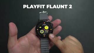 Playfit Flaunt 2 AMOLED Bluetooth Calling Smartwatch