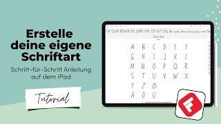 So erstellst du deine eigene Schriftart auf deinem iPad - Fontself Tutorial