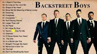 Best Songs Of Backstreet Boys -  Backstreet Boys Greatest Hits Playlist 2019