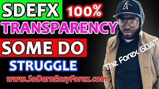 SDEFX 100% Transparency - So Darn Easy Forex™