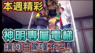 神明也有專屬電梯？ 令阿白驚嘆不已！｜本週精彩| 寶島神很大online