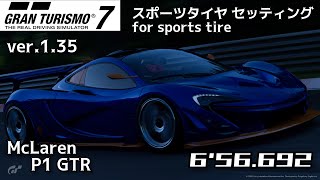 グランツーリスモ® 7 McLaren P1 GTR※セッティングシート有りWith setting sheet