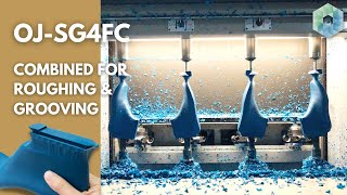 OJ-SG4FC: Cominbed machine for roughing and grooving//oujing shoe last machine