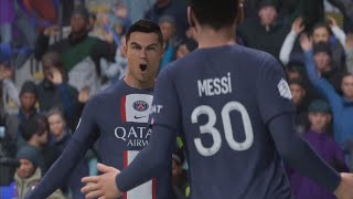 FIFA 23 PS5 Cristiano Ronaldo Transfer Paris Saint Germain🇫🇷 •All Goals • Ligue 1 | CL |