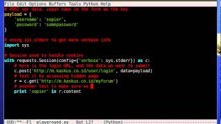 Python Tutorial - Web Login Using Requests Module