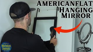 Americanflat Over The Door Mirror - Full Length Hanging Door Mirror (How to Hang It Up and REVIEW!)