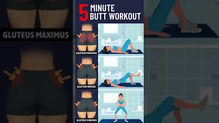 5 minutes butt everyday weeks challenge and #shorts #exercise #bellyfat #week #fatloss