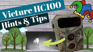 Victure HC100 Wildlife Camera Hints and Tips