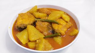 রুইমাছ দিয়ে ওলকপি / শালগম রান্না |  Mach Diye Olkopi Ranna | Fish With Turnip | Bengali Recipe