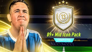 YOU WON'T BELIEVE THIS 89+ MID ICON PACK!!!