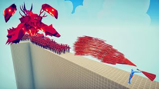 100x DEVIL + FIRE GOLEM vs EVERY GOD - Totally Accurate Battle Simulator TABS