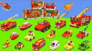 El Bombero Sam juguetes  - Camion de bomberos - Fireman Toy Vehicles for kids