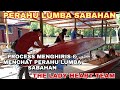 PROCESS MENGHIRIS & MENCAT PERAHU LUMBA SABAHAN || THE LADY HEART TEAM || KG TANAH MERAH