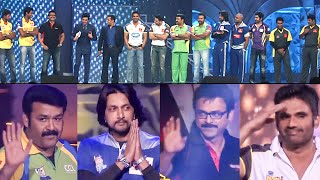 All Superstars In One Frame | Epic Entry Of CCL Captains Sets The Stage On Fire