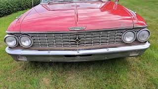 1962 Ford Galaixe 500 XL 406 4 speed walk