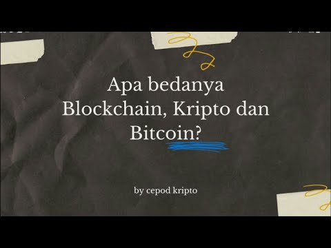 Bedanya Blockchain, Kripto Dan Bitcoin Bahas Lengkap! - YouTube