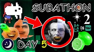 Oranges are like Yellows but Orange | SUBATHON 2 | Night 5