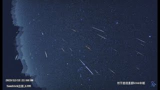 ふたご座流星群（Geminids） 12/13-14輻射点合成（Wifi防犯カメラによる）