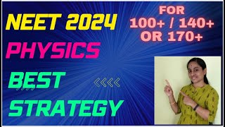 NEET 2024  || physics chapter wise weightage || best strategy for NEET physics