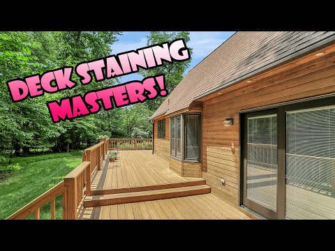 How much does it cost to stain a dock?