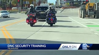 Police escorts in Milwaukee part of Democratic National Convention security training