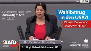 Bundestagsrede Dr. Birgit Malsack-Winkemann | Auswärtiges Amt vom 09.12.2020