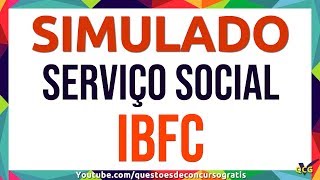 Questões de Serviço Social da banca IBFC