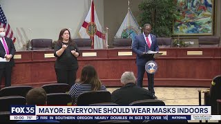 Orange County mayor recommends return to masks while indoors